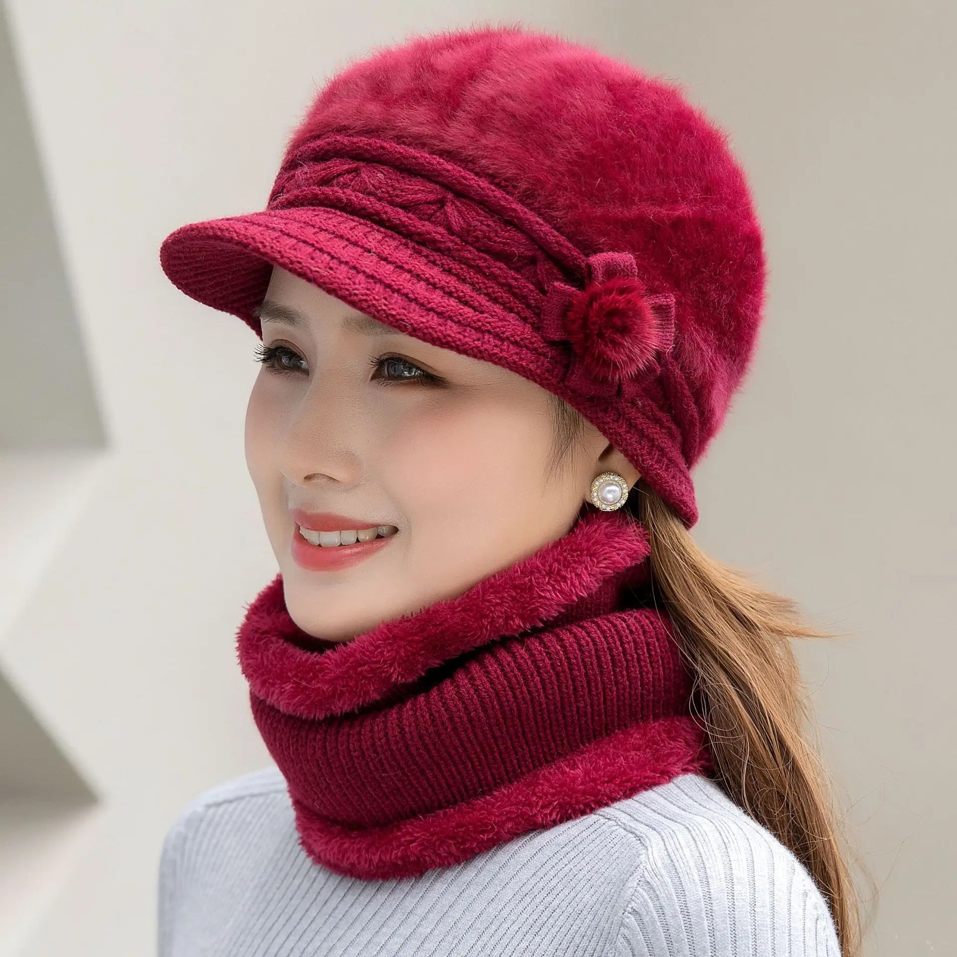 All-match Hats  Popular Solid Colors  Warm Colors   Hot-selling Popular Hats  Travel Warm and Cold-proof Hats