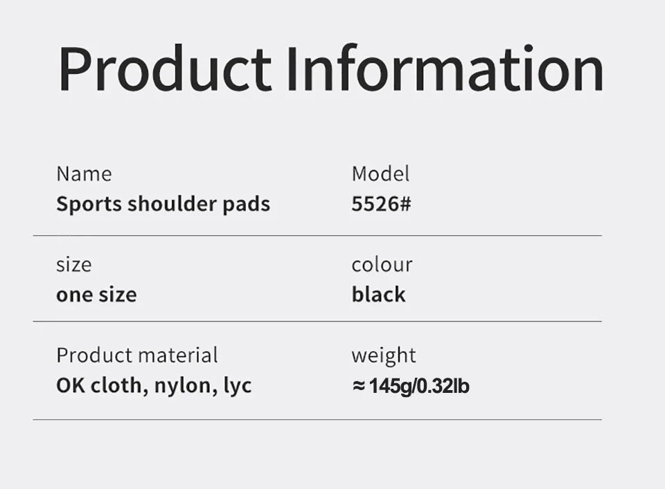 Sports Shoulder Pads Wide Adjustable Shoulder Guard Stretching Pressurized Protective Gear Fitness Outdoor Riding Weightlifting