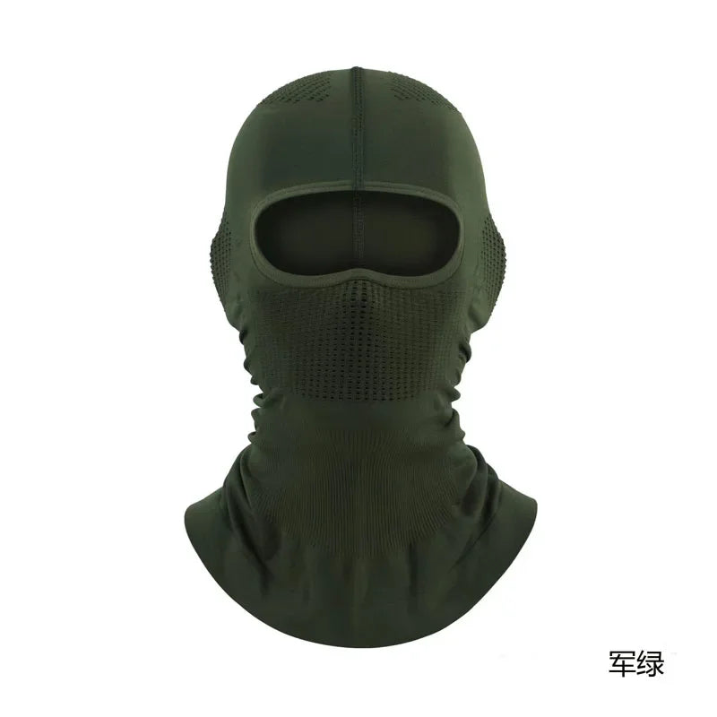 2026 Sports Tactics Quick Drying Breathable Fully Wrapped Elastic Headgear Outdoor Equipment