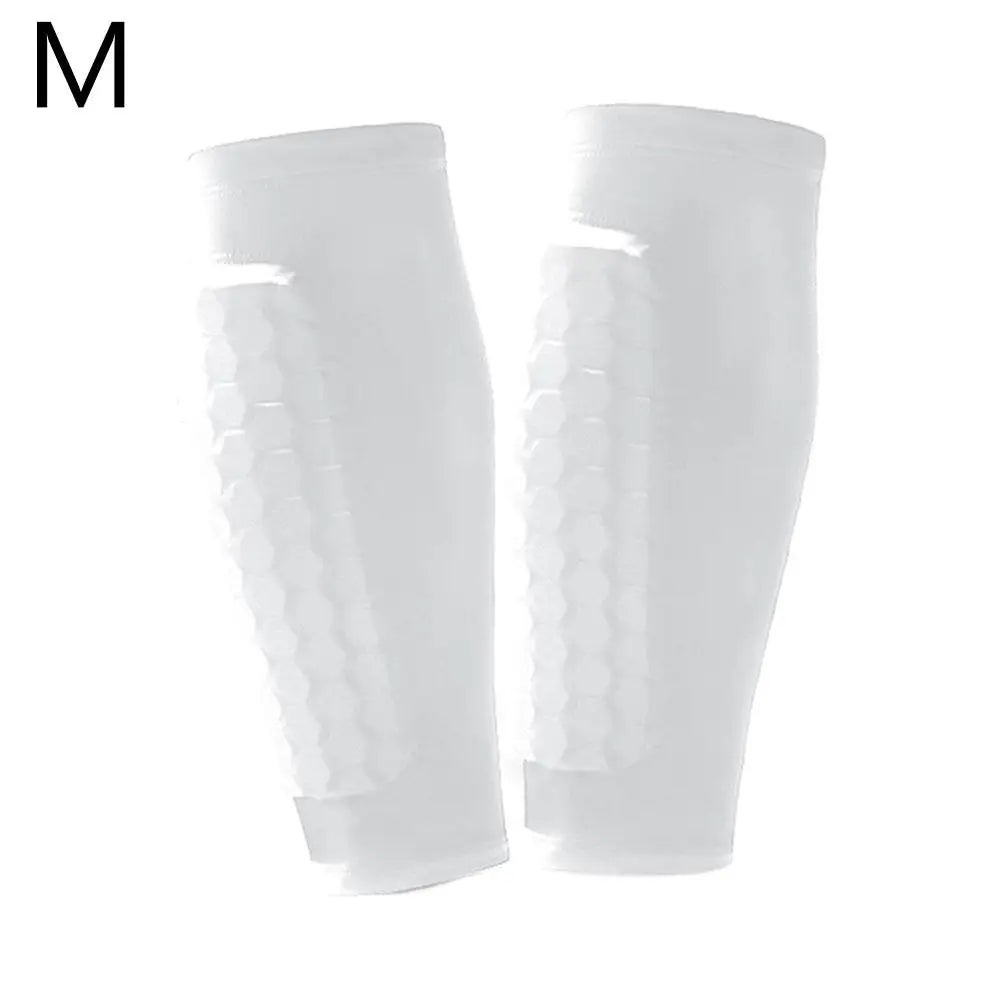 Football Shin Guard Socks Sleeves with Foam,Calf Compression Sleeve Honeycomb Pads,Sports Legging & Soccer Equipment