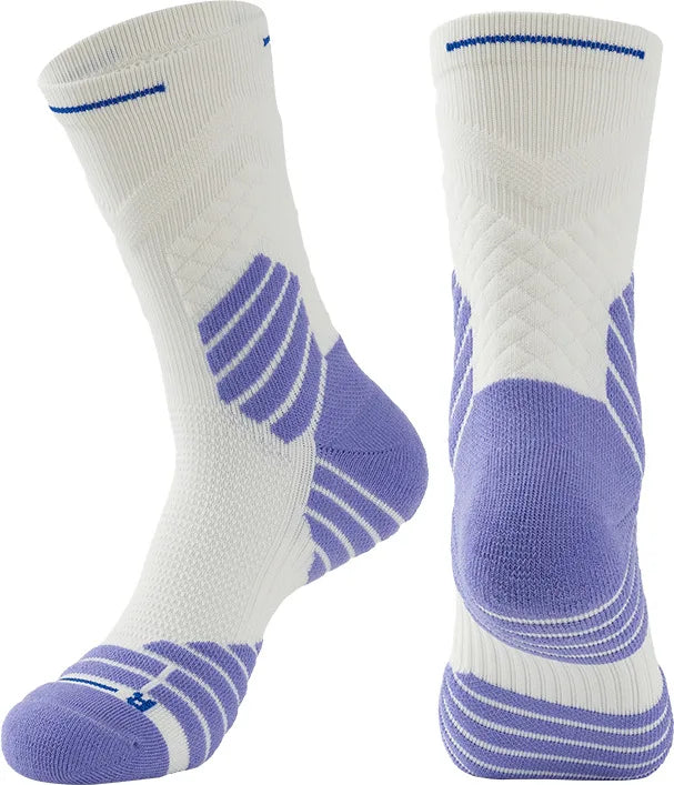 Men Sports Sock Women Breathable Compression Crossborder Supply Running Riding Cycling Knee Basketball Biking Hockey Soccer W101