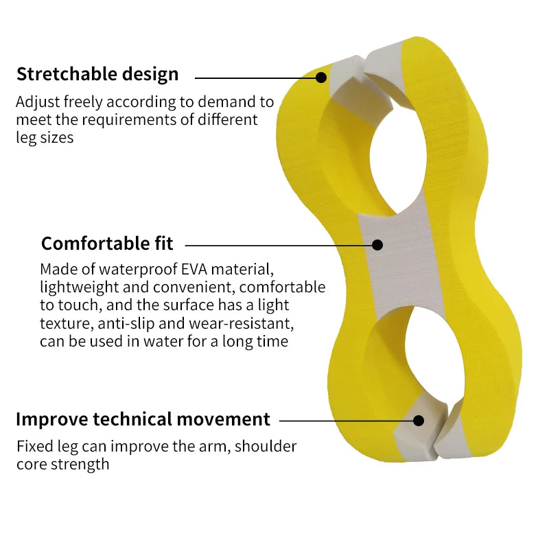 Hot Sale Children's Safety Training Adult Swimming Practice Leg Splint Equipment Artifact EVA Foam Freestyle Artifact Equipment