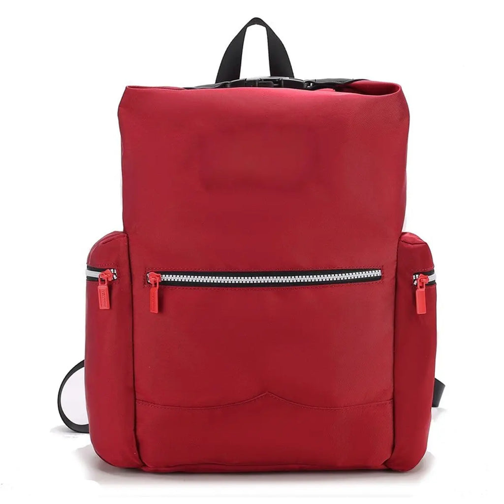 Backpack Computer Bag Student Schoolbag Simple Fashion Carry-on Bag Luggage Bag Lightweight Large