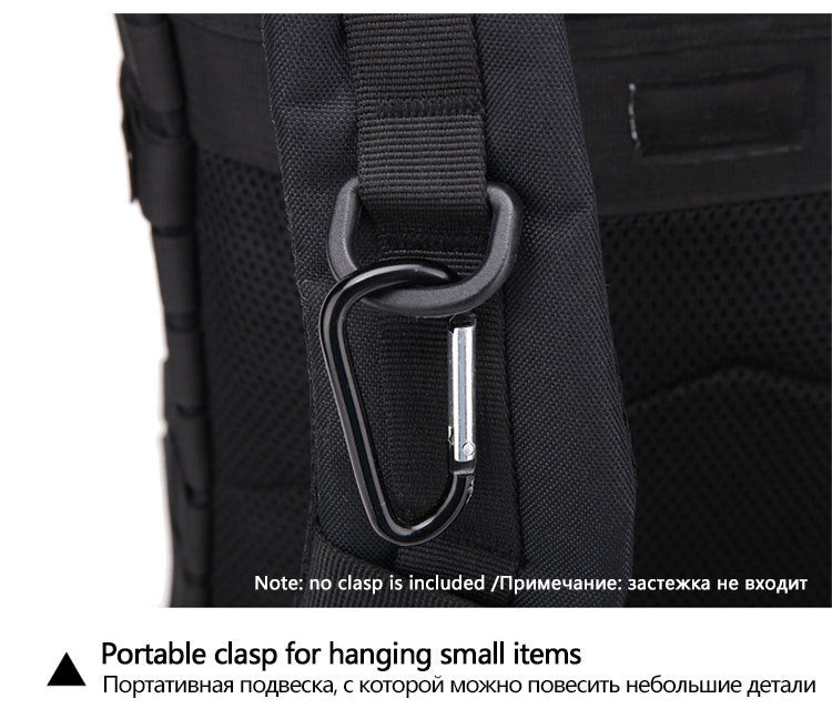 50L Man Tactical Backpacks Outdoor Traveling Bags Outdoor 3P School Pack EDC Molle Pack For Trekking Hunting Bag
