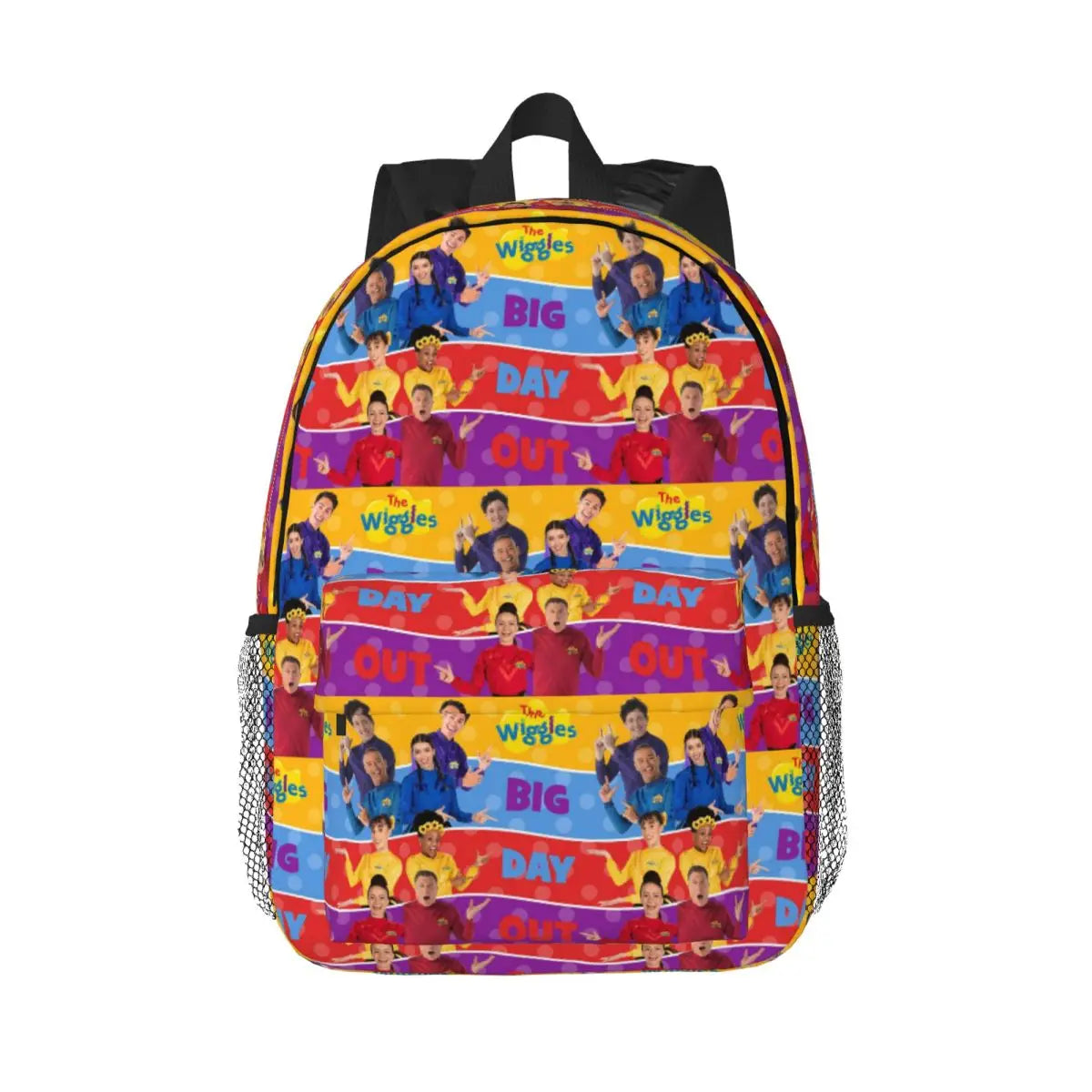 The Wiggles Tv Show Music Band Backpack Student Boys Girls BookBag Children School Bag Computer Shoulder Bags for Men Women