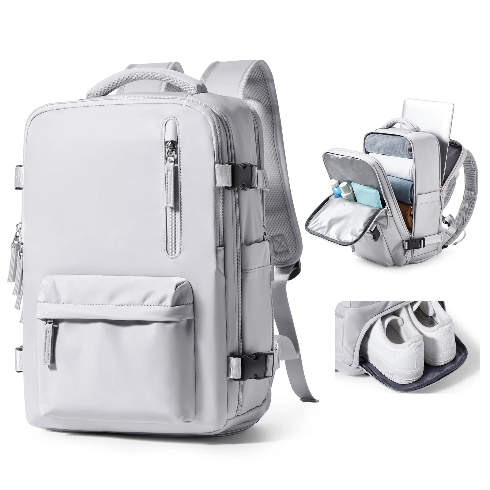 Men's Backpacks mochila viaje Travel Backpack Multifunctional Laptop Backpack Women College USB Carry-ons Waterproof Luggage sac