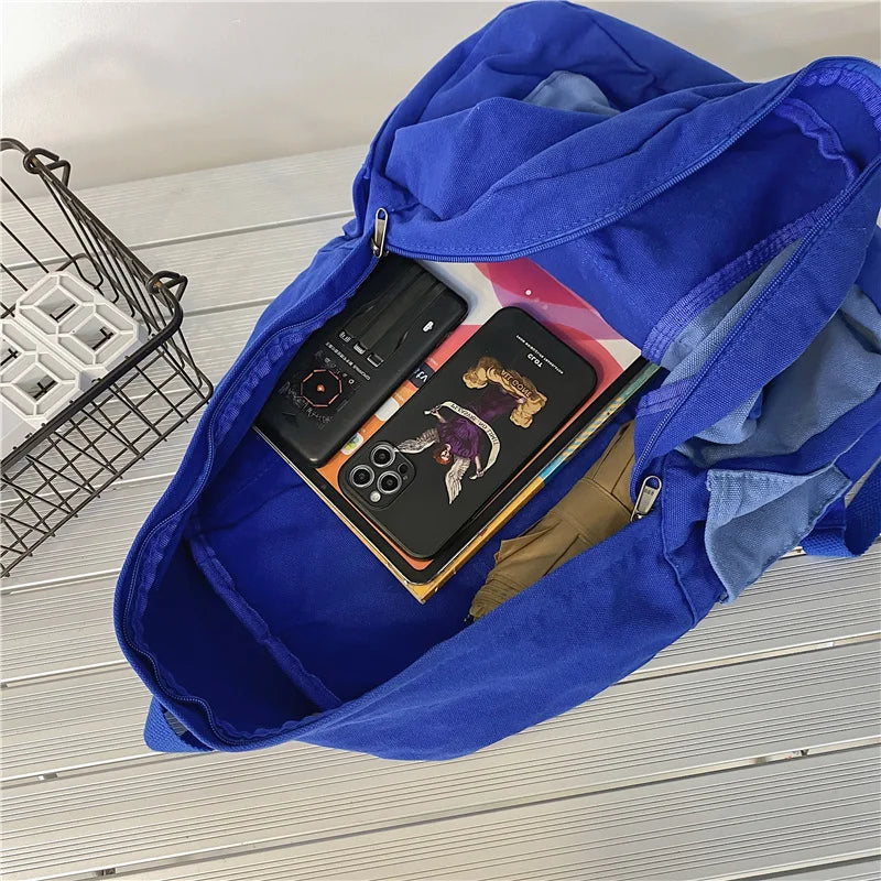 Fashion Panelled Women Backpack Canvas Kawaii Girl Travel Book Bags College Lady Laptop Backpacks Cute Travel Rucksack Schoolbag