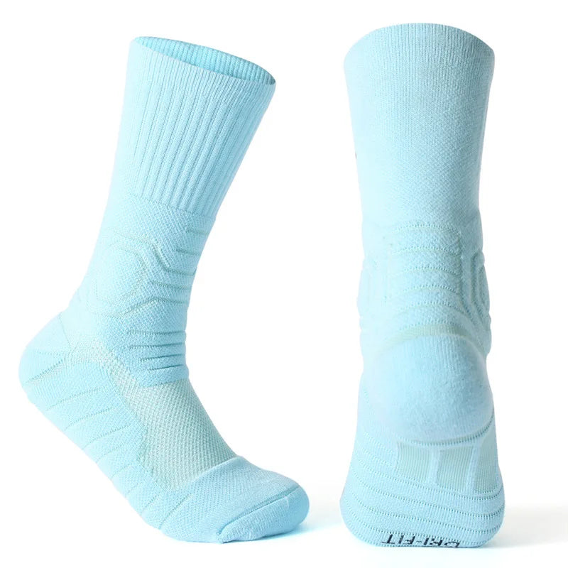 Men Sports Sock Women Breathable Compression Crossborder Supply Running Riding Cycling Knee Basketball Biking Hockey Soccer W101