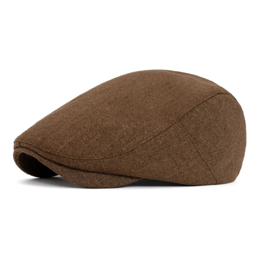 Curved Brimmed Hat Breathable Peaked Cap Plain Design Casual Duckbill Hats Short Brim Comfortable Flat Hats Daily Use