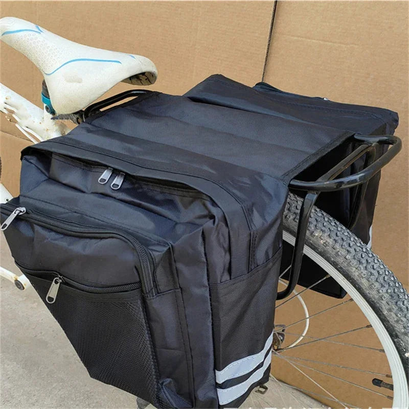 Bike Trunk Bag Luggage High-capacity Back Seat Double Side Cycling Bycicle Durable Travel