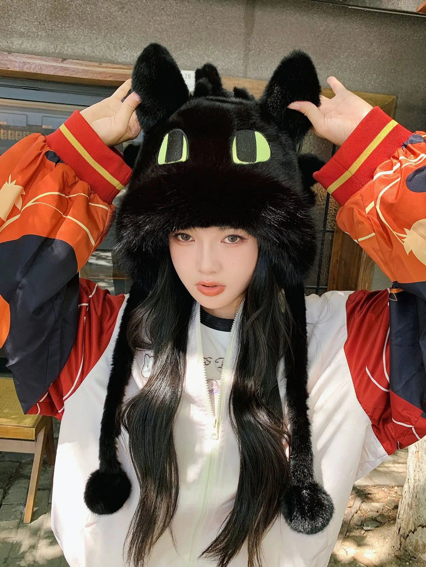 Toothless Creative Hats Cosplay Supplies Cartoon Derivative Peripheral Caps Warm Hat Cute Accessories Children Birthday Gift