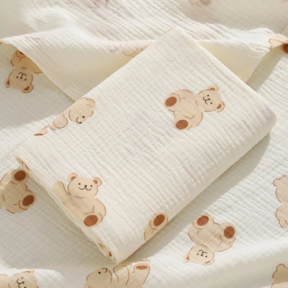 Bedding Textiles Cotton Baby Blanket Soft Breathable Cover Blanket for Infant Skin-friendly Thickened Nap Sleeping Rug Sofa