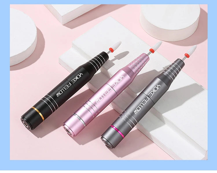 30000RPM USB Nail Drill Machine For Acrylic Nail Gel Polish Milling Smoothing Calluses Manicure Machine Nail Art Salon Equipment