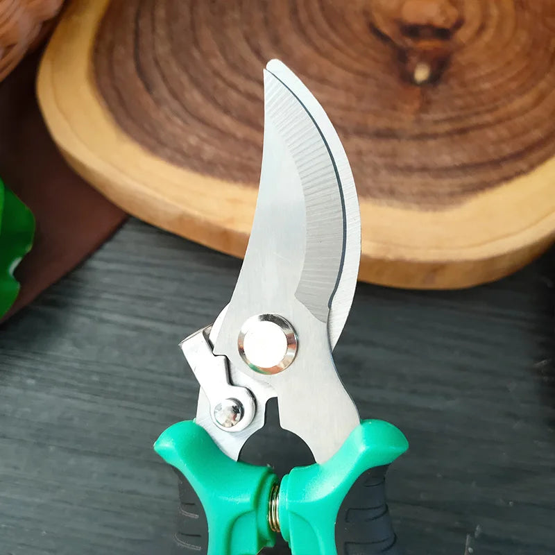 Gardening Shears Ergonomic Handle with Sharp Blades Durable Garden Pruning Shears For Harvesting Flower Fruit Labor Saving Tool
