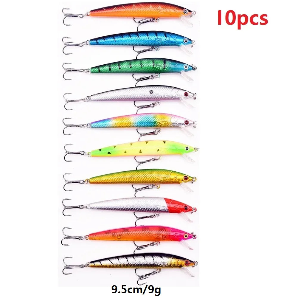 Fishing Lure Set Fishing Hard Bait Mini Minnow Floating Swing Crankbait Crazy Wobblers Artificial Bionic Crank Lures