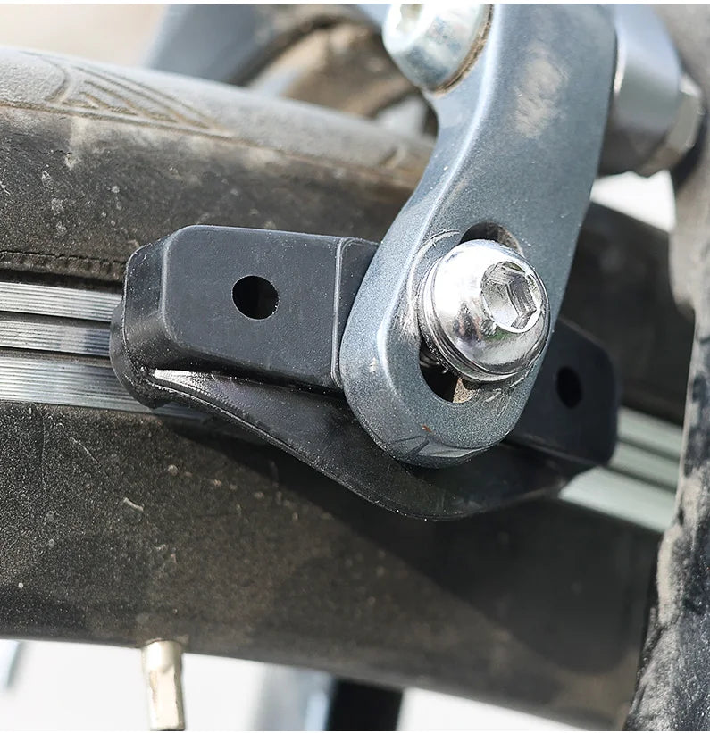 LEBYCLE Road Bicycle Cycling Braking C-Brake Pads Blocks Holders Durable Rubber Shoes 50mm Caliper Pads
