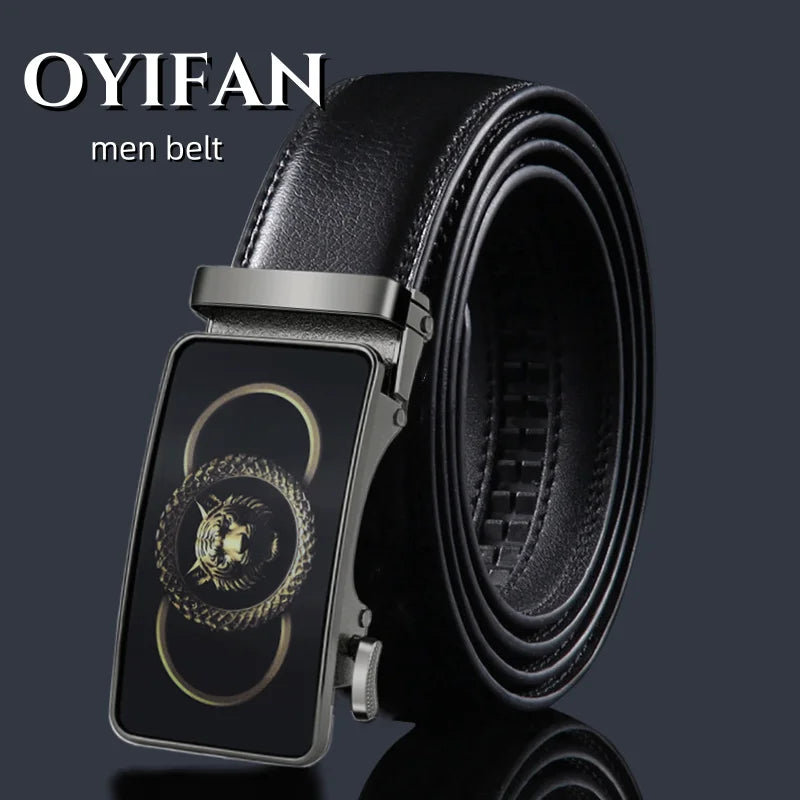 Men Genuine Leather Belts Ratchet Belts Designer Belts Men Business Belts Quality Genuine Leather Genuine Durable Belts