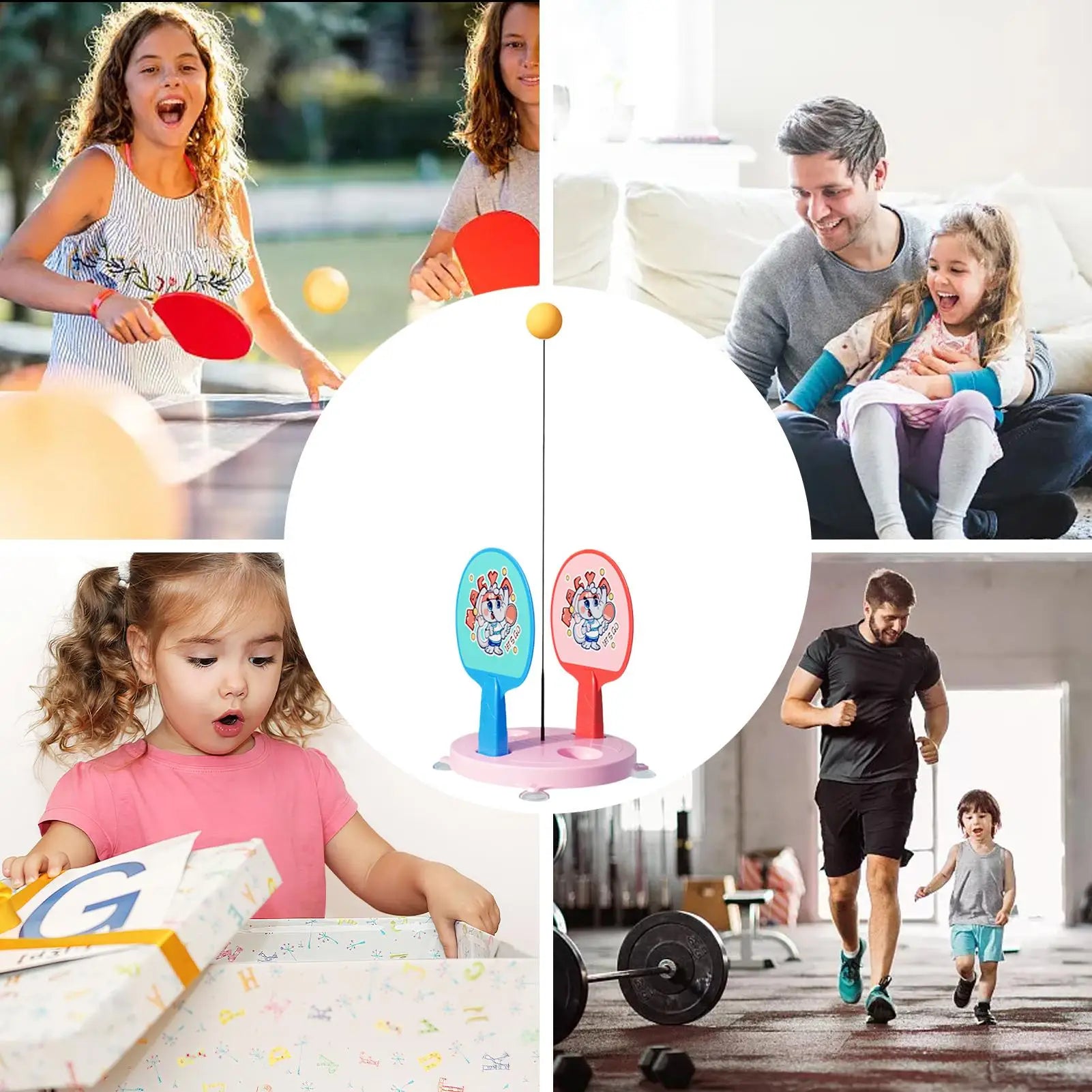 Table Tennis Trainer Table Tennis Elastic Shaft Equipment Trainer Single Sports Accessories For Kids Adults Players Exercise