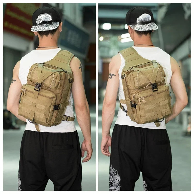Backpack Tactical Assault Pack  Outdoor Hiking Camping Sling Backpack Waterproof EDC Rucksack Bag Hunting Trekking Travelling