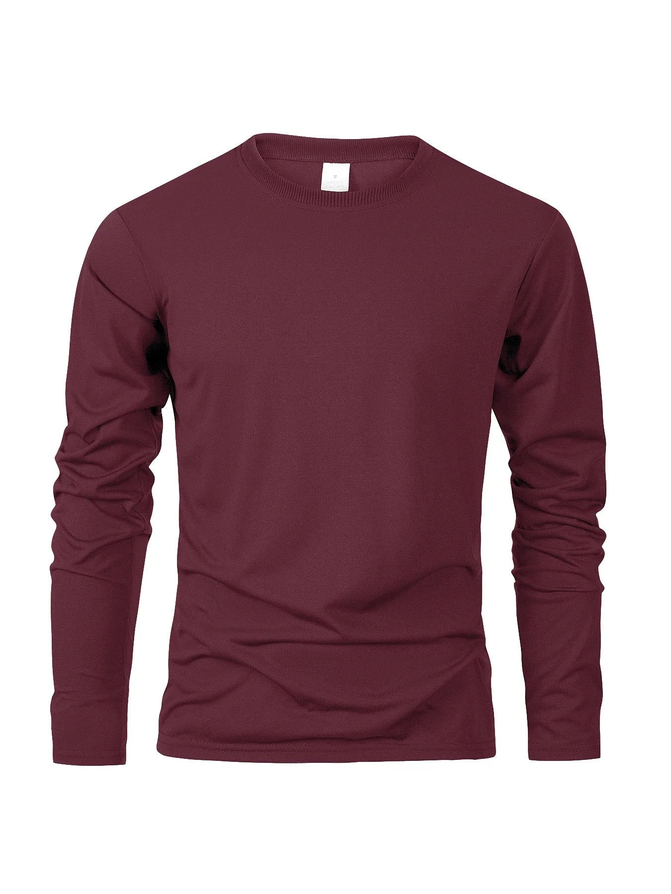 Men's Long Sleeve T Shirts Casual Round Neck Moisture Wicking Tees Male Tops Sports Men's T-shirts comfortable versatile