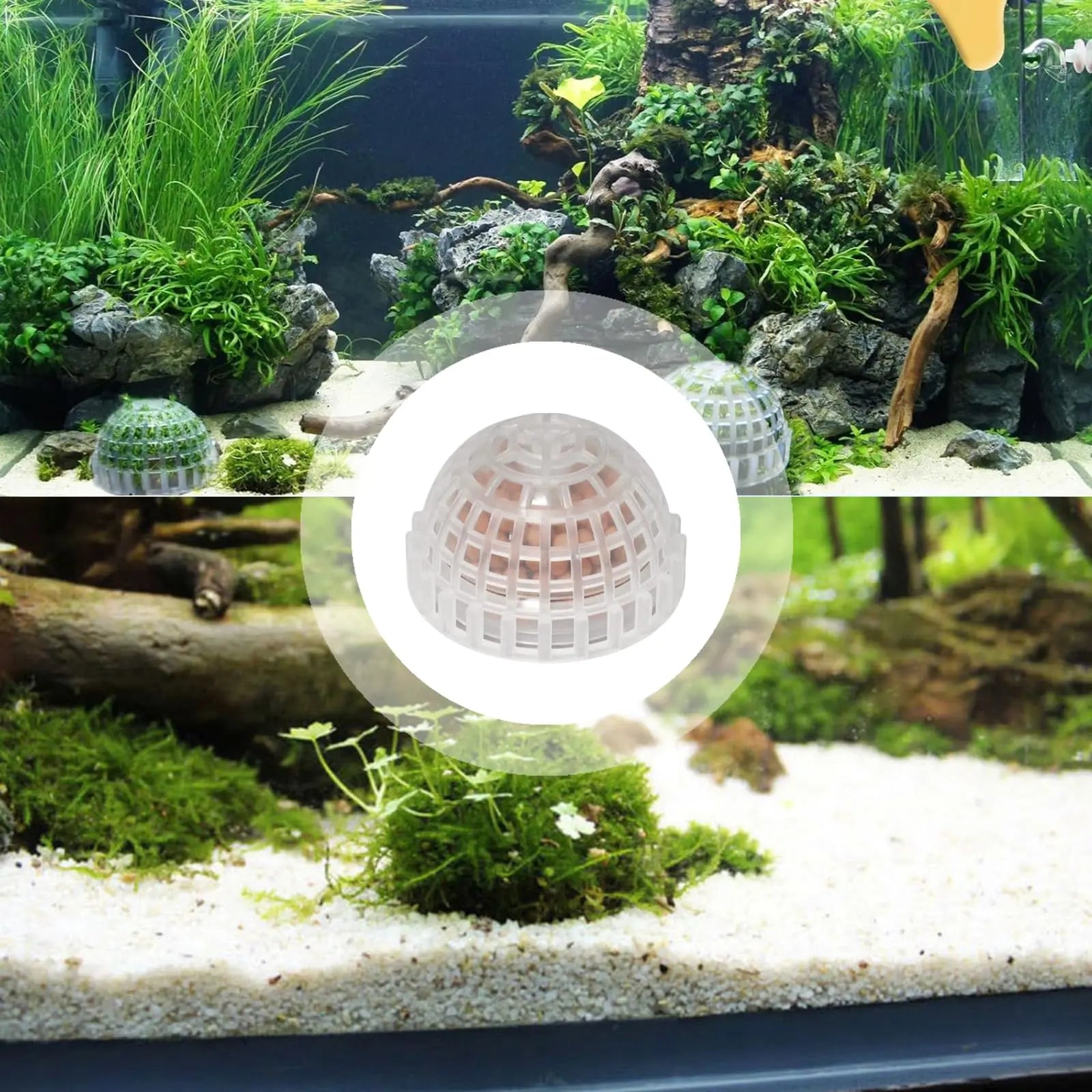 New Aquatic Pet Supplies Decorations Aquarium Natural Moss Ball Live Plants Filter Pet Fish Tank Decor Accessories