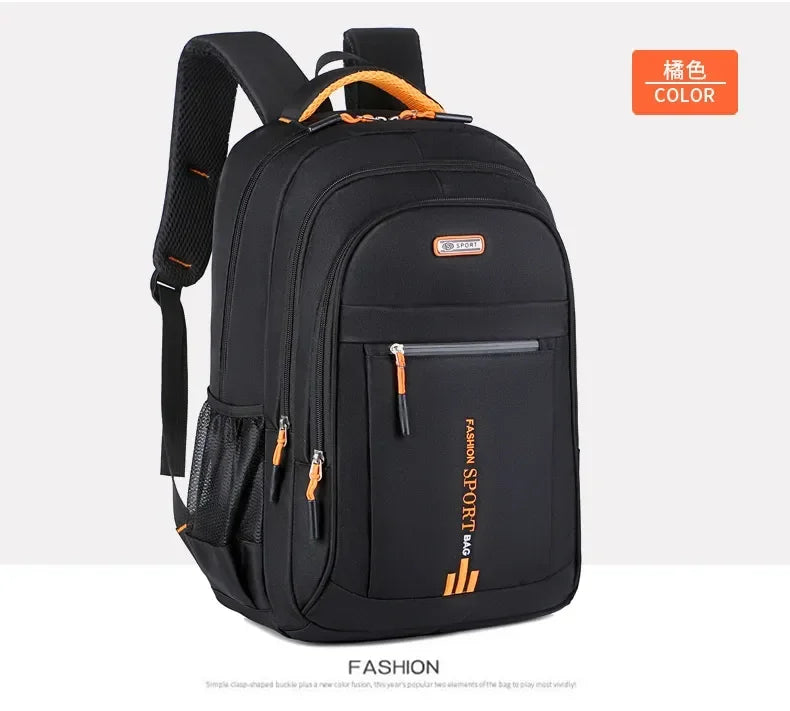 Men's Backpacks Oxford Waterproof Rucksack Business Computer Bag Casual Travel Backpack Senior High School Student Schoolbag sac