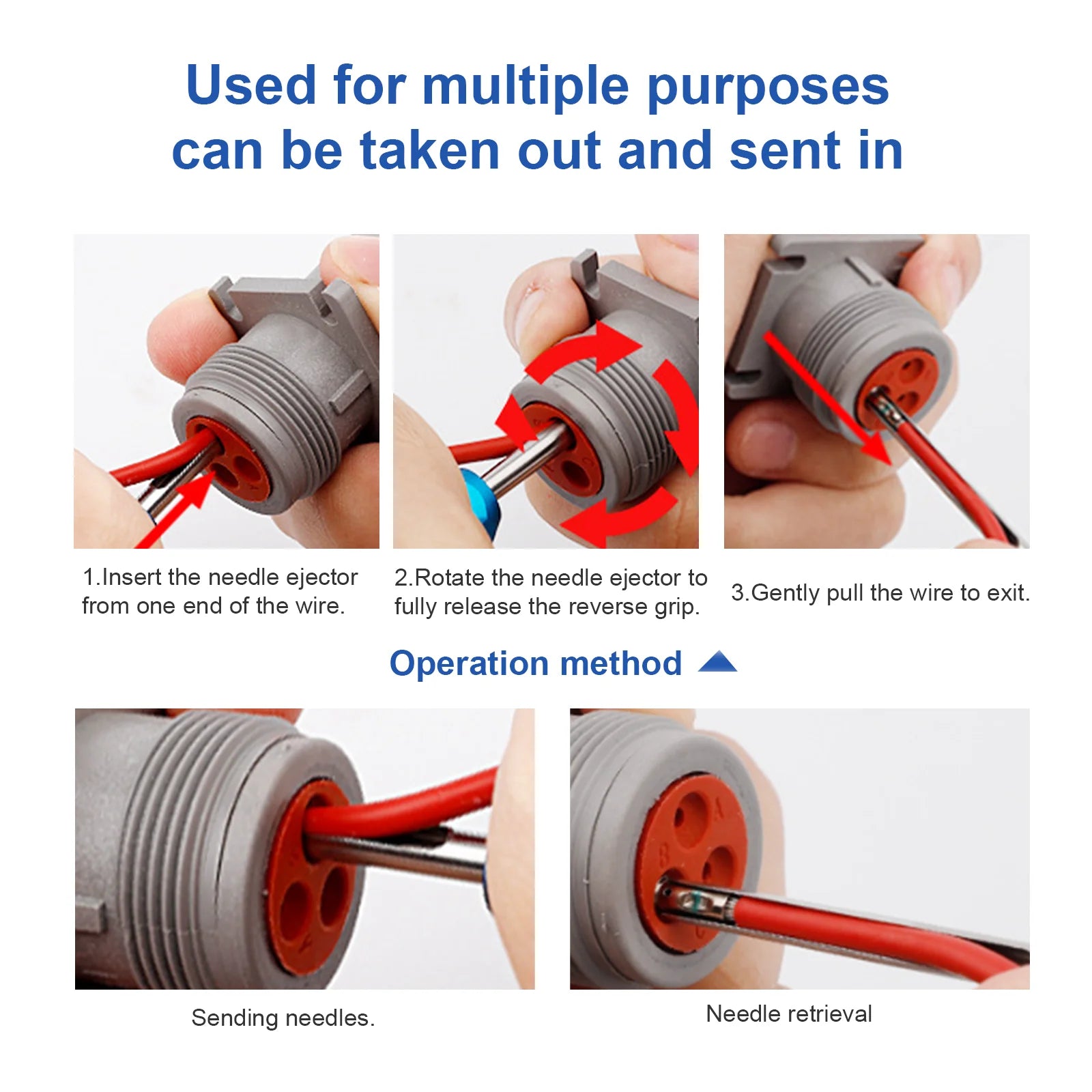 1pc Automotive Wiring Harness Removal Tool Kit, Automotive Wire Connector Pin Release Extractor Automotive Electrical System Re
