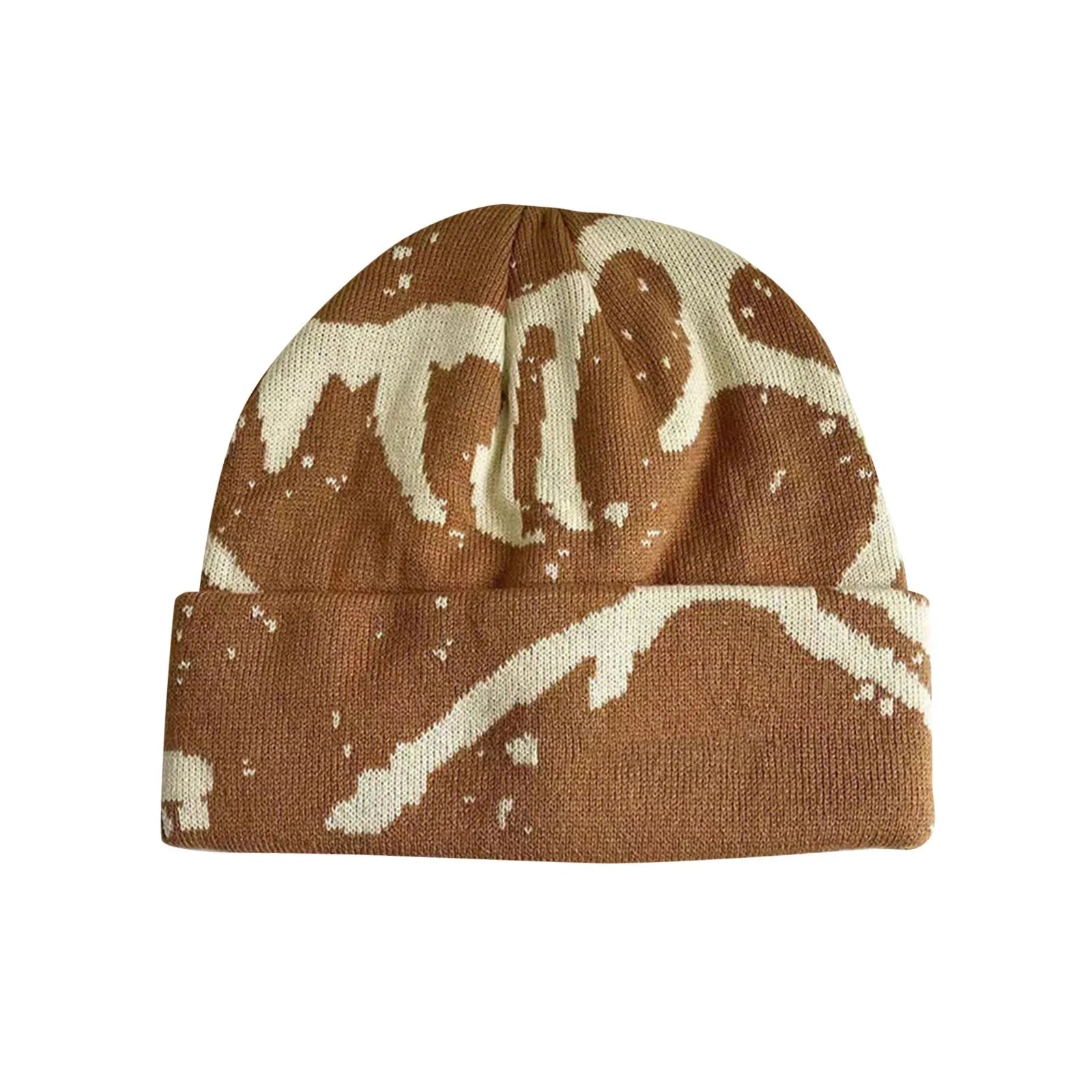 Embroidered Knitted Hats Men's And Women's Winter Hats Outdoor Riding Europe And The United States Fashion Warm Hat Casual Wear