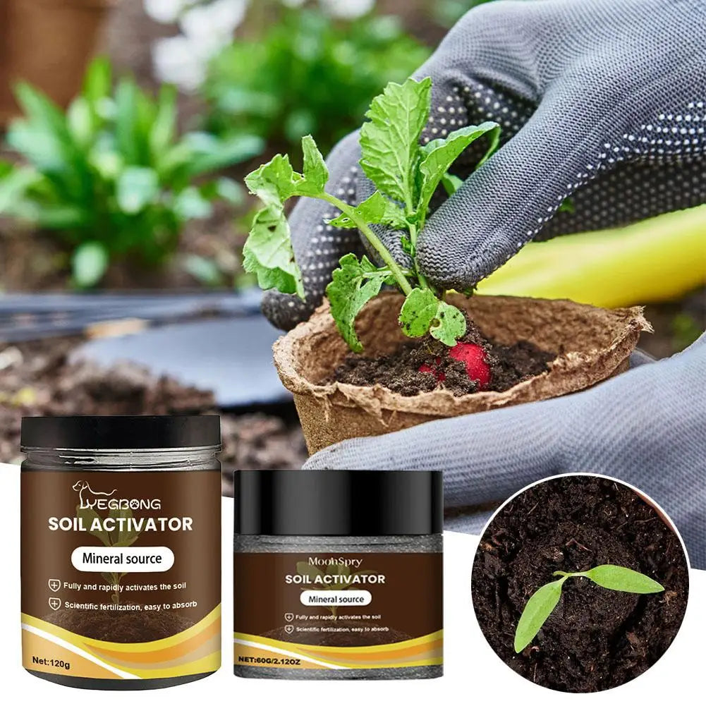 Garden Soil Conditioner Mineral Source Activator For Prevent Soil Compaction Promote Rooting Flower Plant Fertilizer Nutrient