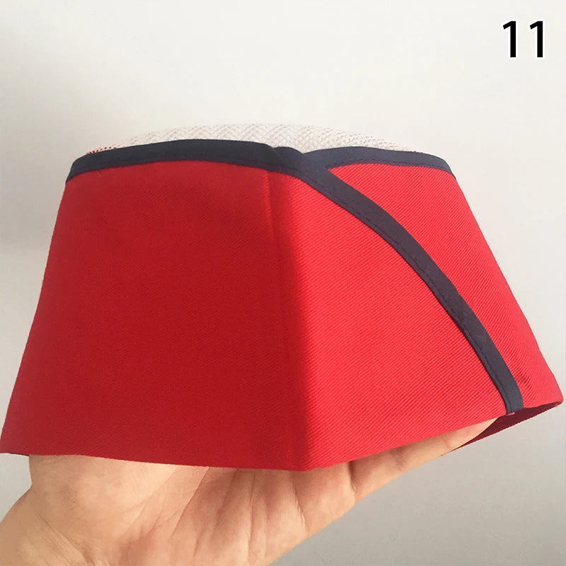 Japanese Chef's Hat Breathable Mesh Men Women Catering Work Cap Restaurant Kitchen Cooking Waiter Work Uniform Dustproof Caps