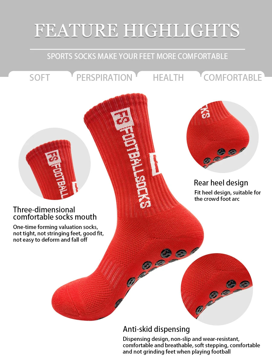 7 Set Sports Socks Football Socks Loogdeel Soccer Football Bandages Compression Stockings Bracer Football Bag Turban