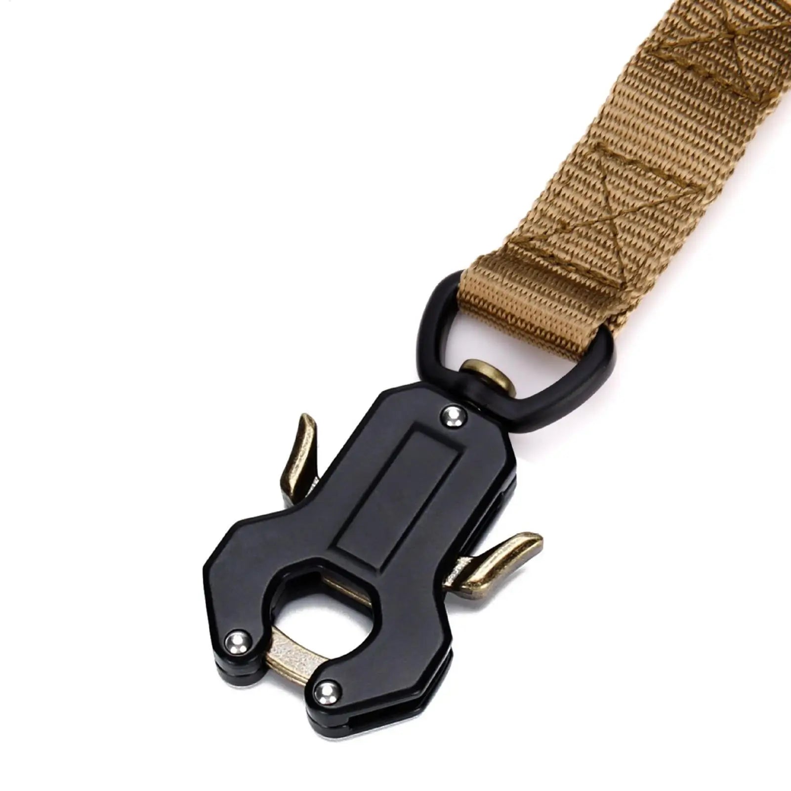 Dog Leash Clasp Zinc Alloy Dog Leash Locking Clips Pet Puppy Outdoor Collar Accessory Puppy Quick Release Chain Locking Buckles
