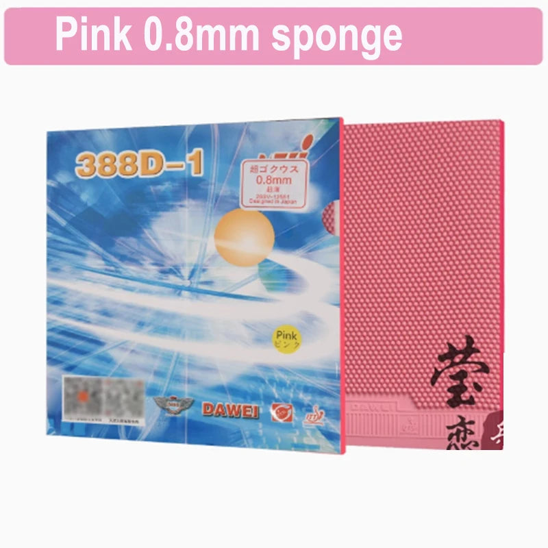 Dawei-Table tennis rackets 388d-1, rubber, long pimples, racquet sports equipment