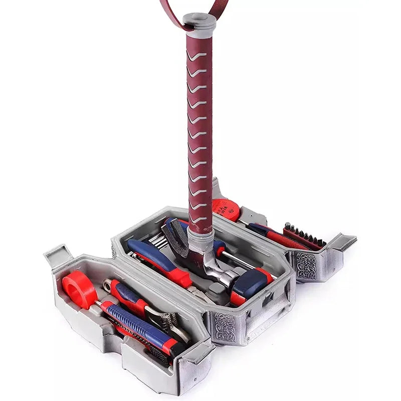 Thor's Hammer Design Toolbox Portable Hand Tool Sets Multifunctional Hardware Tools Set Household Repair Hand Tool Kit