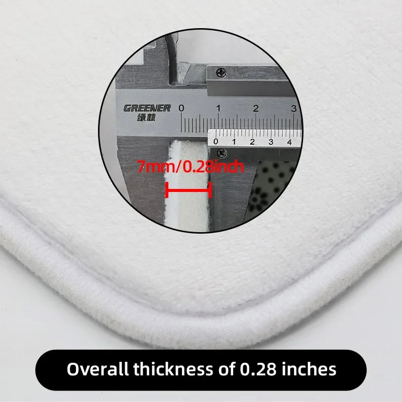 Blue sailboat shower room, small carpet, toilet, absorbent floor mat, home decoration mat, bathroom door mat, machine washable