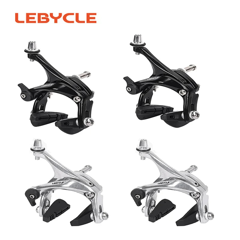 LEBYCLE Universal Bicycle Brake Caliper - Long Arm C-Type Road Bike Brake for Fixie/Fixed Gear, Front & Rear Compatible