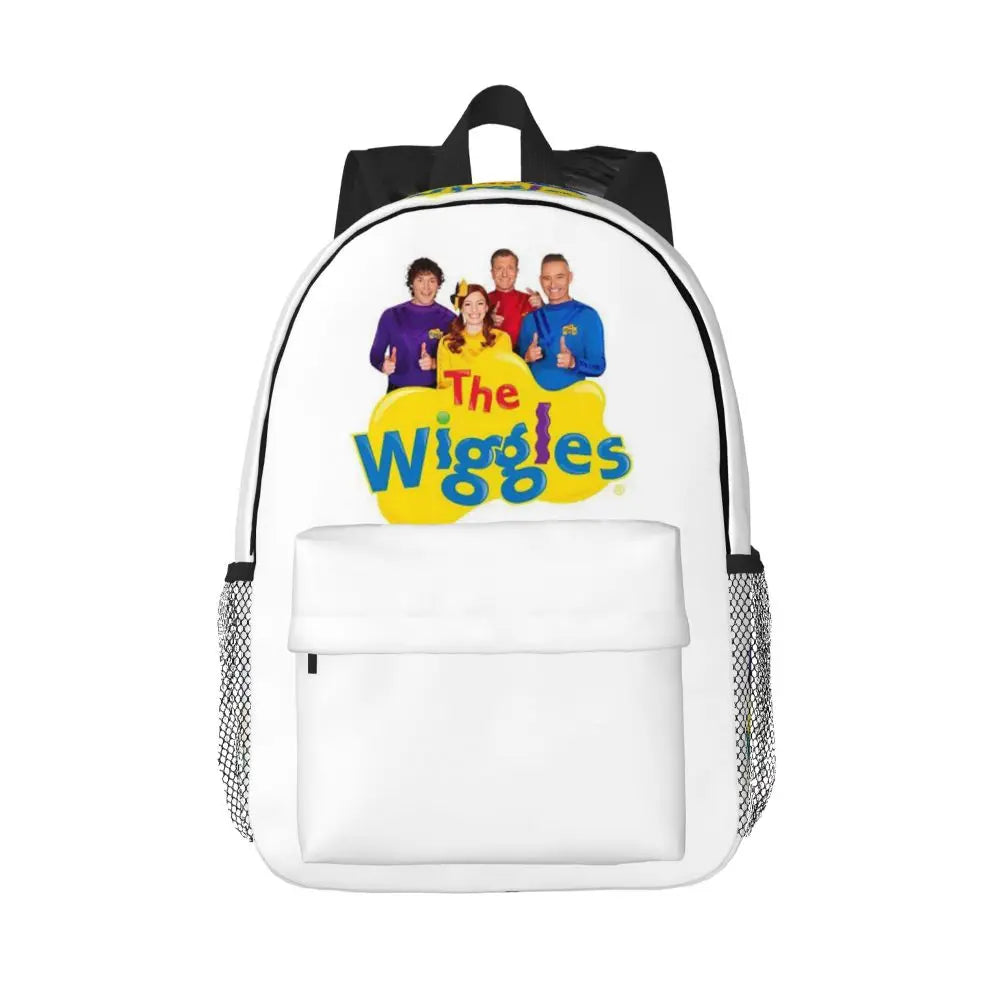 The Wiggles Tv Show Music Band Backpack Student Boys Girls BookBag Children School Bag Computer Shoulder Bags for Men Women