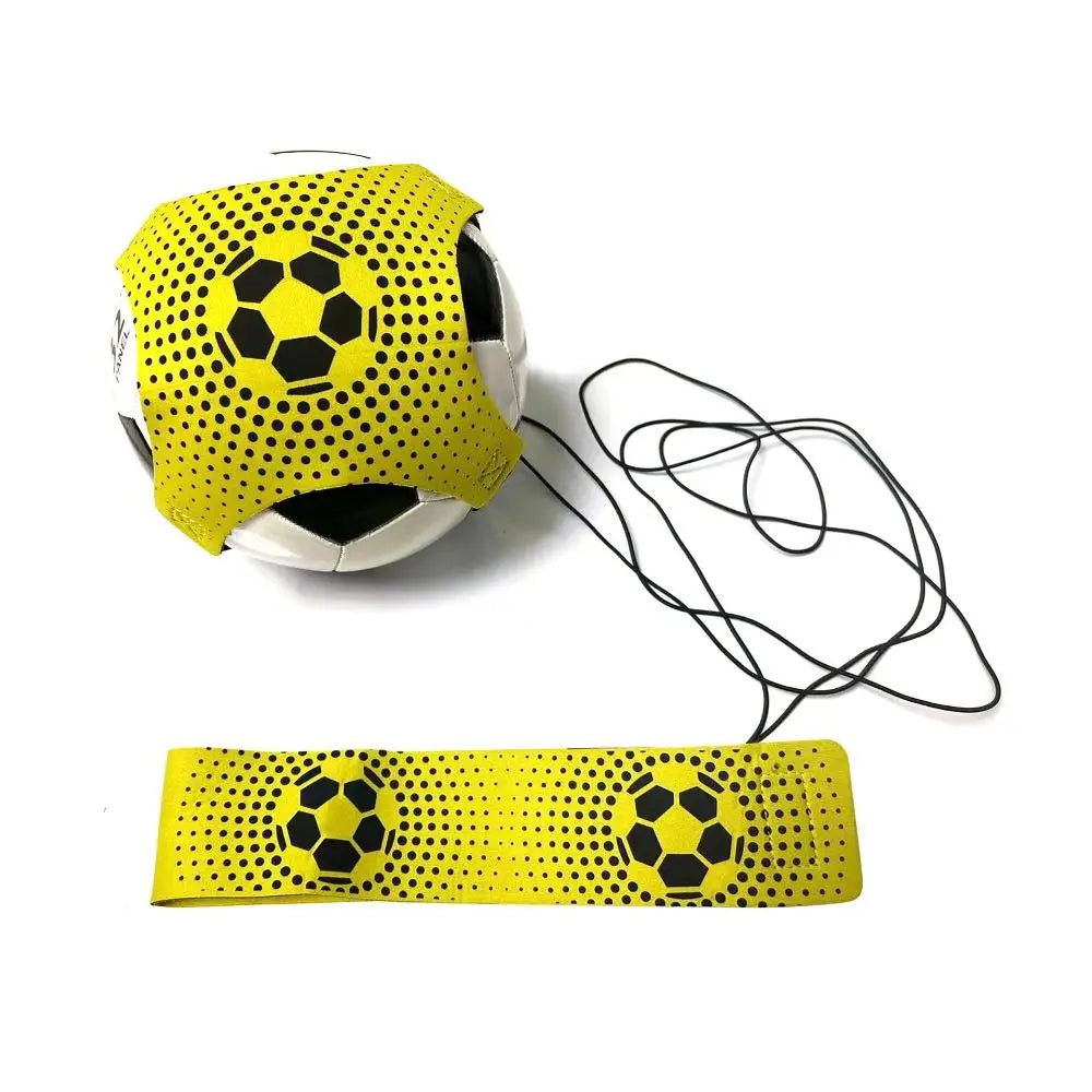 Elastic Belt Soccer Ball Juggle Bags Kicking Durable Football Training Equipment Adjustable Portable Soccer Trainer Belt Adults