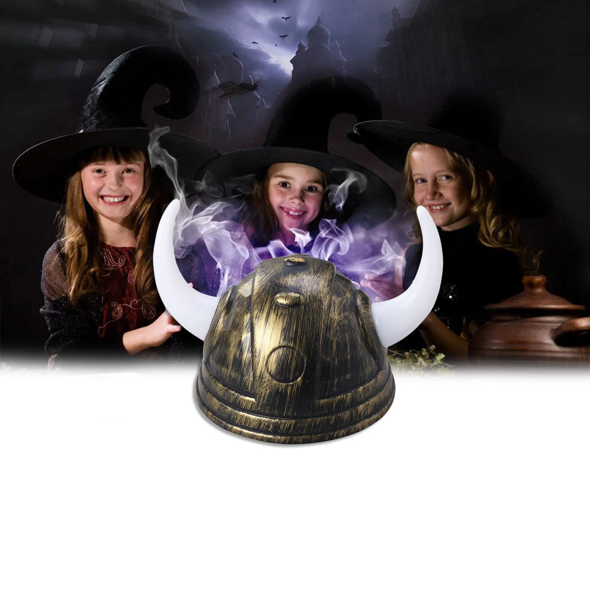 Lightweight Bull Horn Hats Viking Hats For Costume Party Prop Cosplay Accessory Festive Supplies Event Decorations