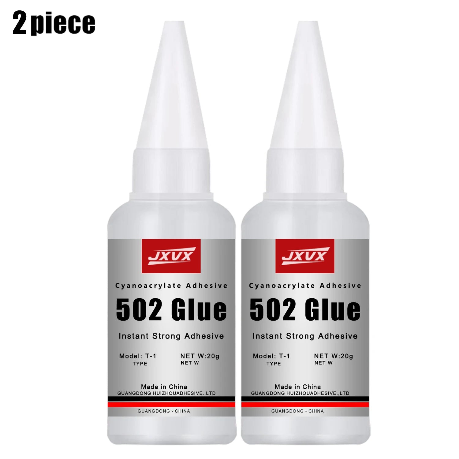 JXVX 1-5pcs 502 Super Glue Instant Quick-drying Cyanoacrylate Adhesive Leather Rubber Wood Metal Strong Bond Liquid Glue Tool
