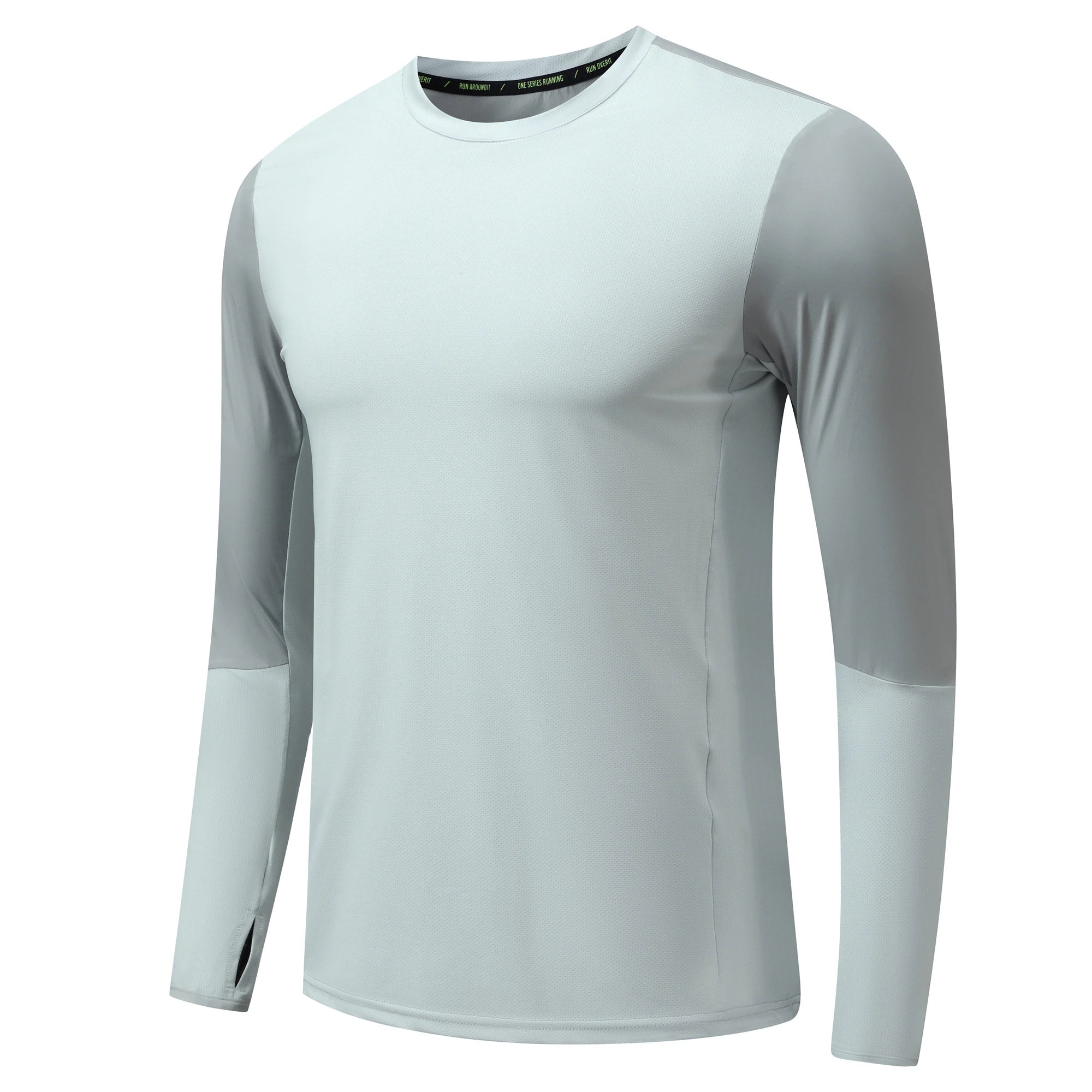 Men Athletics Tops Long Sleeve Running Shirts Mens Sport Soccer Hiking Fitness Cycling Gym T Shirts Clothing Elastic Breathable