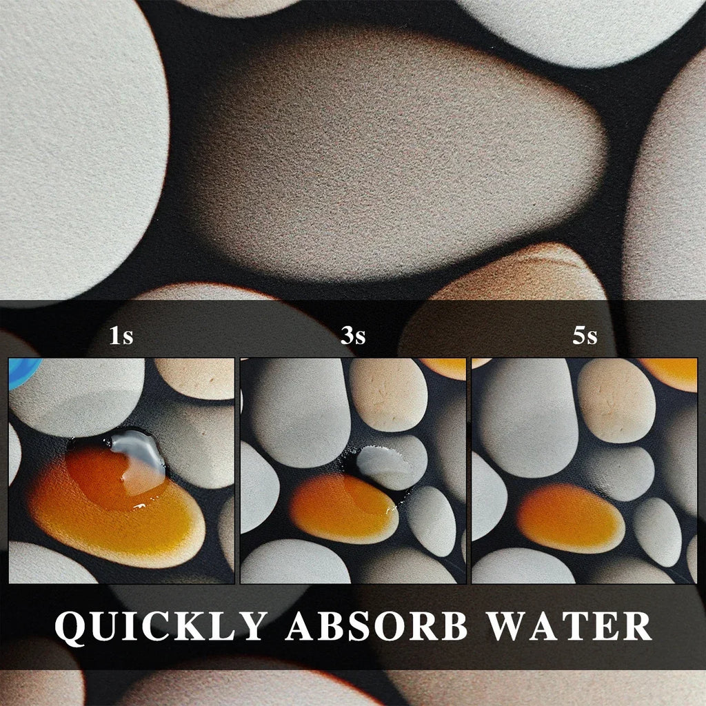Bathroom Carpet Water-absorbing Quick-drying Floor Mat Non-slip Wash-free Rug Home Decoration Bath Diatom Mud Rugs  Alfombra