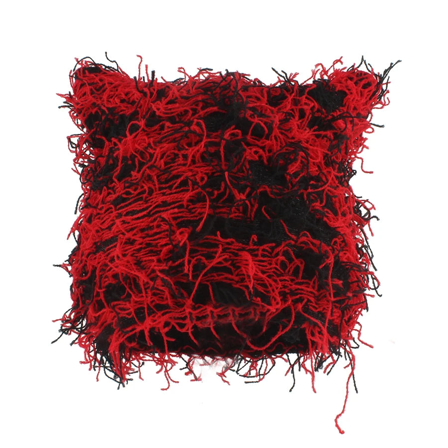 Autumn Winter Hats For Women Cute Cat Ears Knitted Hat Unisex Fashion Street Punk Hip Hop Caps Balaclava Black Pink Skullies Bea