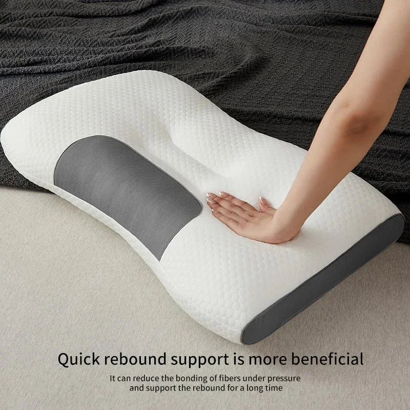1/2/4 Pcs Bedding Sleep Pillow Neck Pillow with Elasticity and Non Collapse Soft Neck Protection Sleeping Pillow Neck comfort