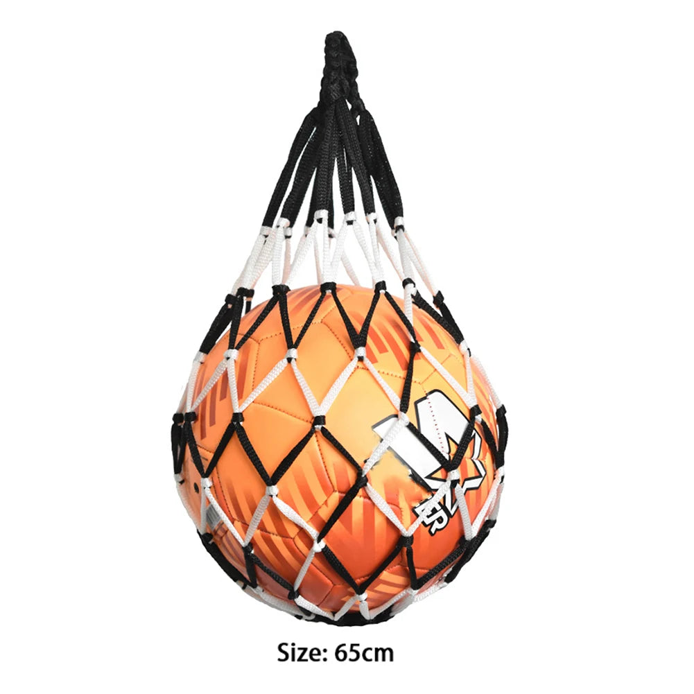 Sports Ball Holder Youth Football Self Trainer Football Net Bag Sports Mesh Equipment for Carrying Basketball Volleyball Soccer