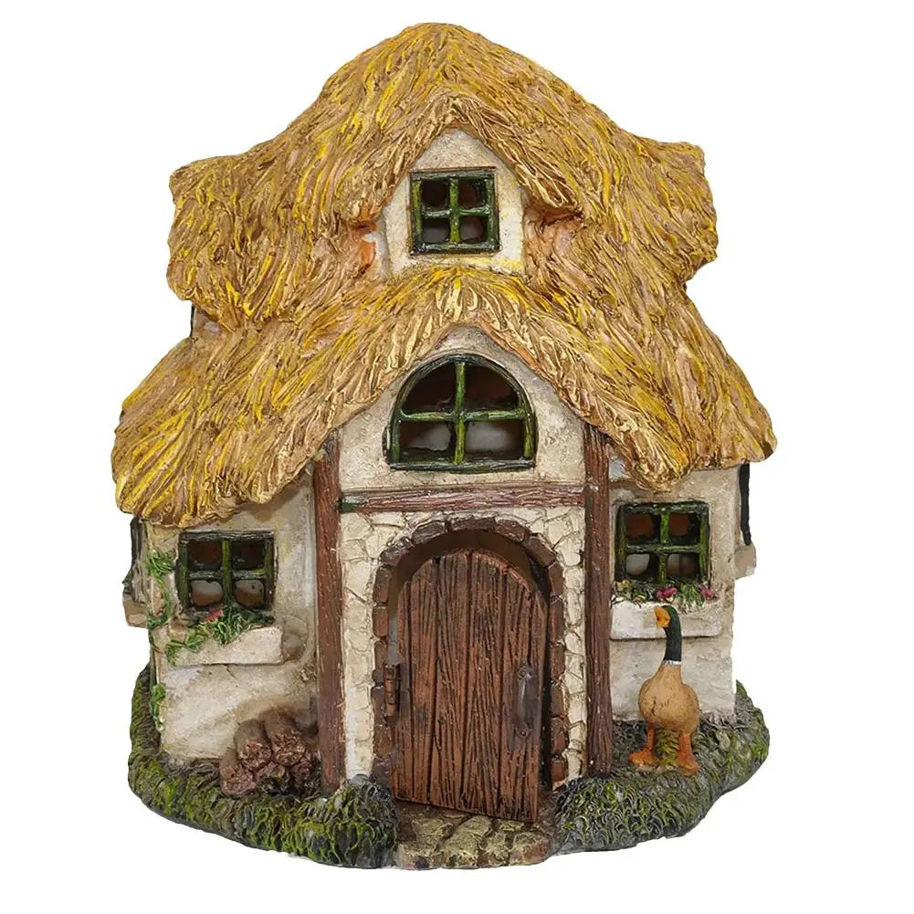 Fairy Tale World Dwarf Garden Landscaping House Resin Crafts Restaurant Garden Home Decoration Accessories
