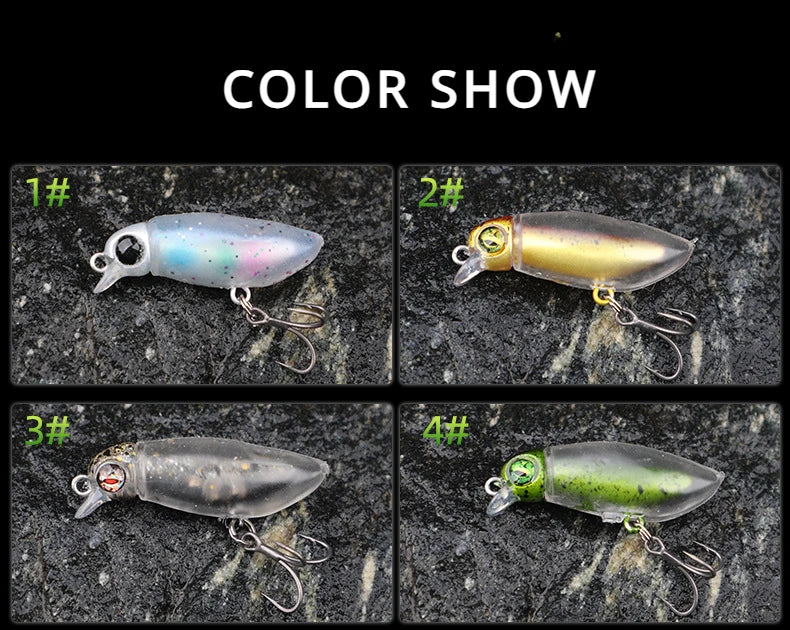 Baits Insect Spinnerbait Fake Fishing Bait Floating Pencil Minnow Surface System Trout Bait Mimic Bait Horse Mouth White Stripe
