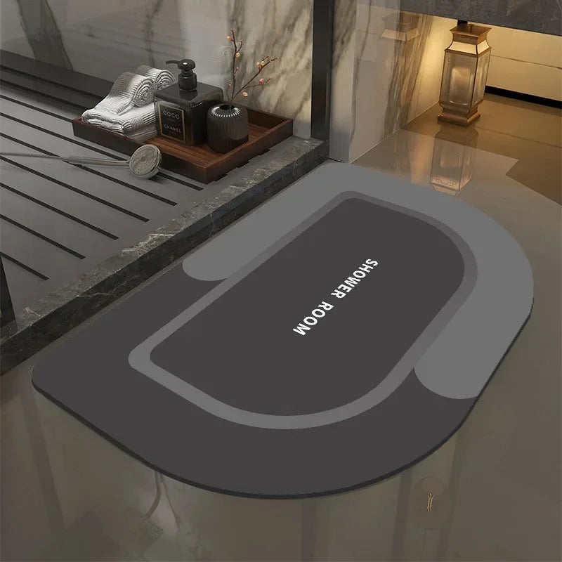 Bathroom Rug, Non - slip Entrance Doormat, Instant Drying Mat, Super Absorbent, Nappa Skin Floor Mat, Toilet Carpet, Home Decor