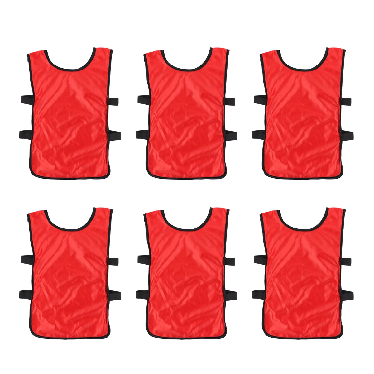 6 Pcs Vest Training Sports Equipment for Kids Pinnies Football Vests Red Child