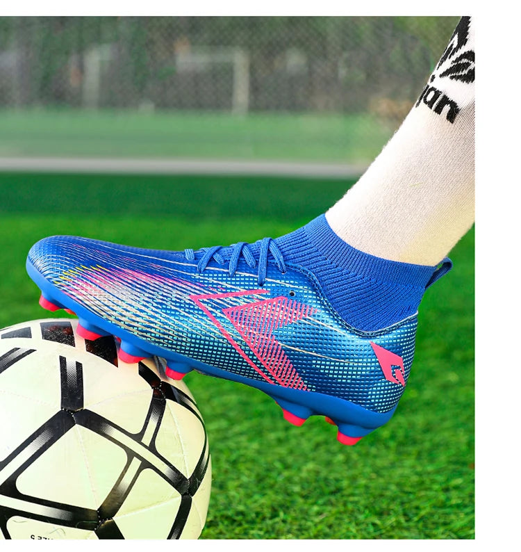 New High-Quality Sports Shoes with Strong Grip, Non-Slip and Wear-Resistant, Special Football Shoes for Youth and Adults for Competition and Training